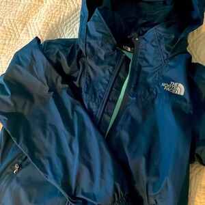 Girls North Face rain and wind jacket